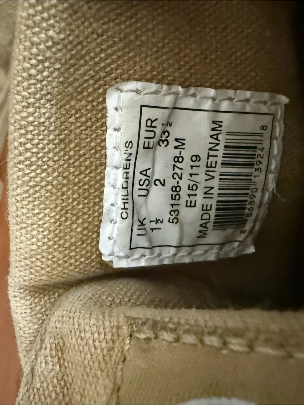 Palladium Kids Khaki Canvas Fold-Top Lace-Up Boots